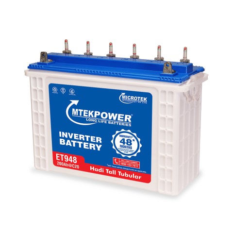 200AH Mtek Tall tubular battery inverter chennai 